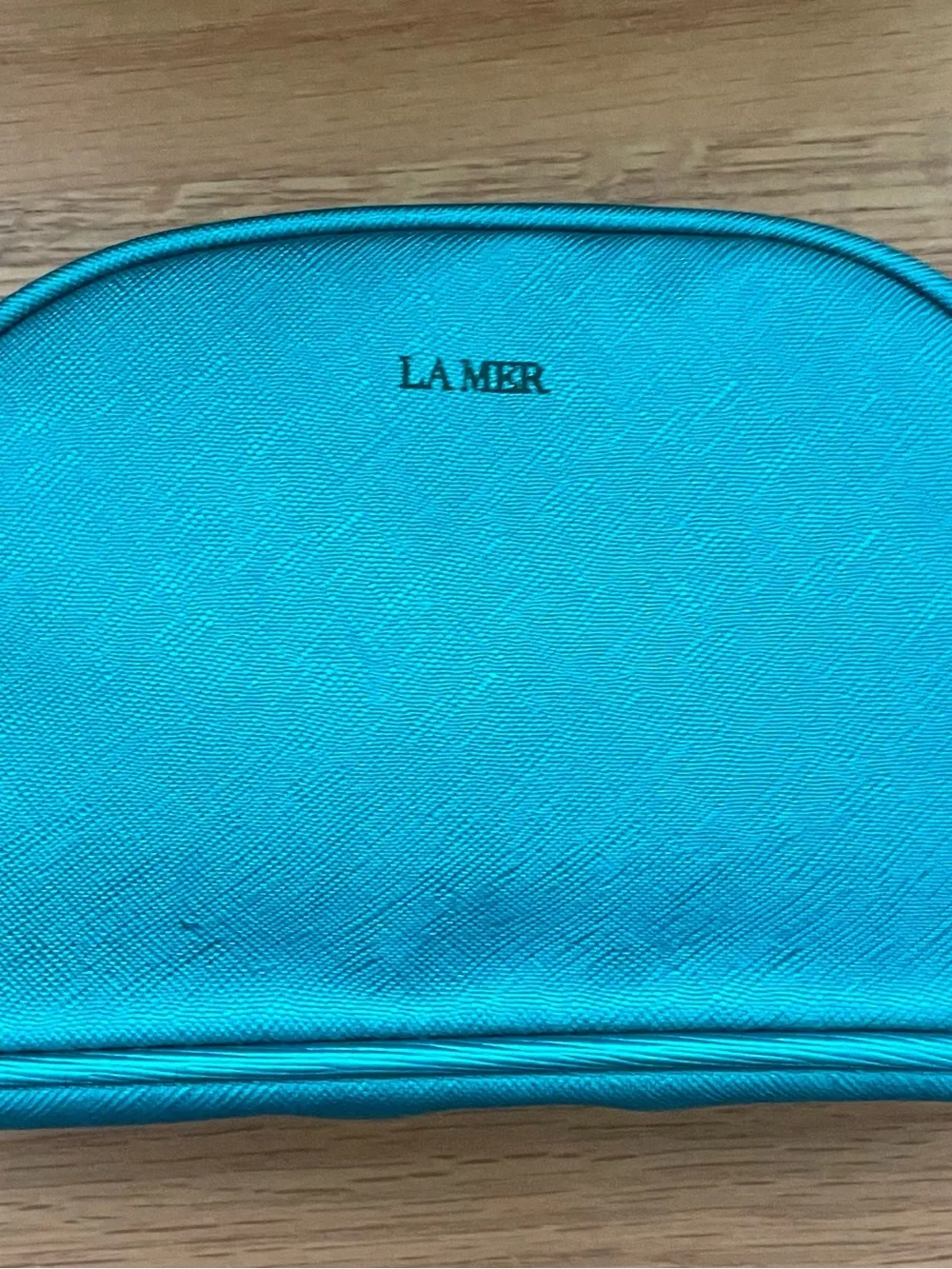 La Mer Turquoise Makeup Organizer Pouch